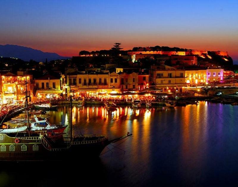 Sea View Cozy Studio Near Center Of Rethymno Town Buitenkant foto