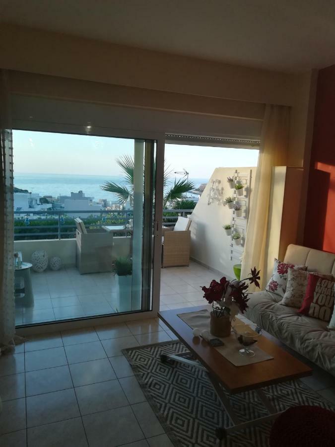 Sea View Cozy Studio Near Center Of Rethymno Town Buitenkant foto