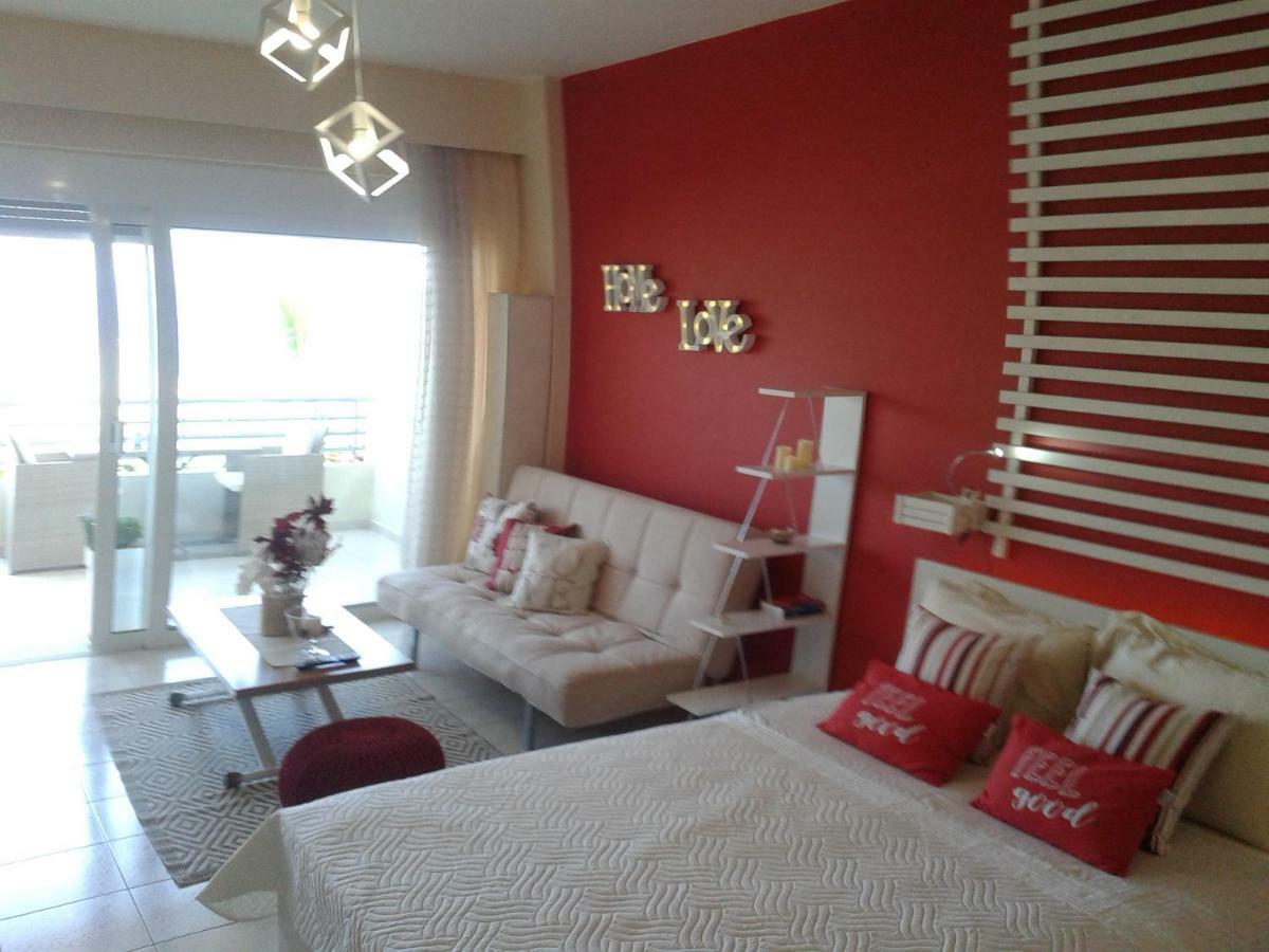 Sea View Cozy Studio Near Center Of Rethymno Town Buitenkant foto